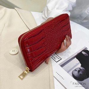 Wallet for Women Large Capacity Long Purse Credit Card Holder Clutch Wristlet